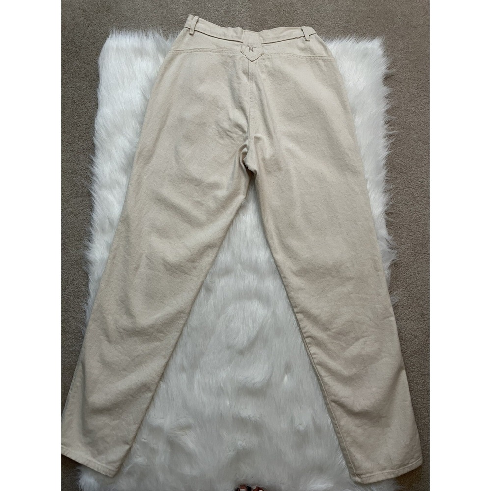 N Thoroughbred-Western, 70/80s, Vintage, Cream, Long, USA, HighRise, Jean. Sz-13 - Picture 8 of 10